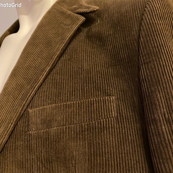 Macy’s Ralph Lauren Corduroy 44L brown with Elbow Patches - Picture 14 of 16